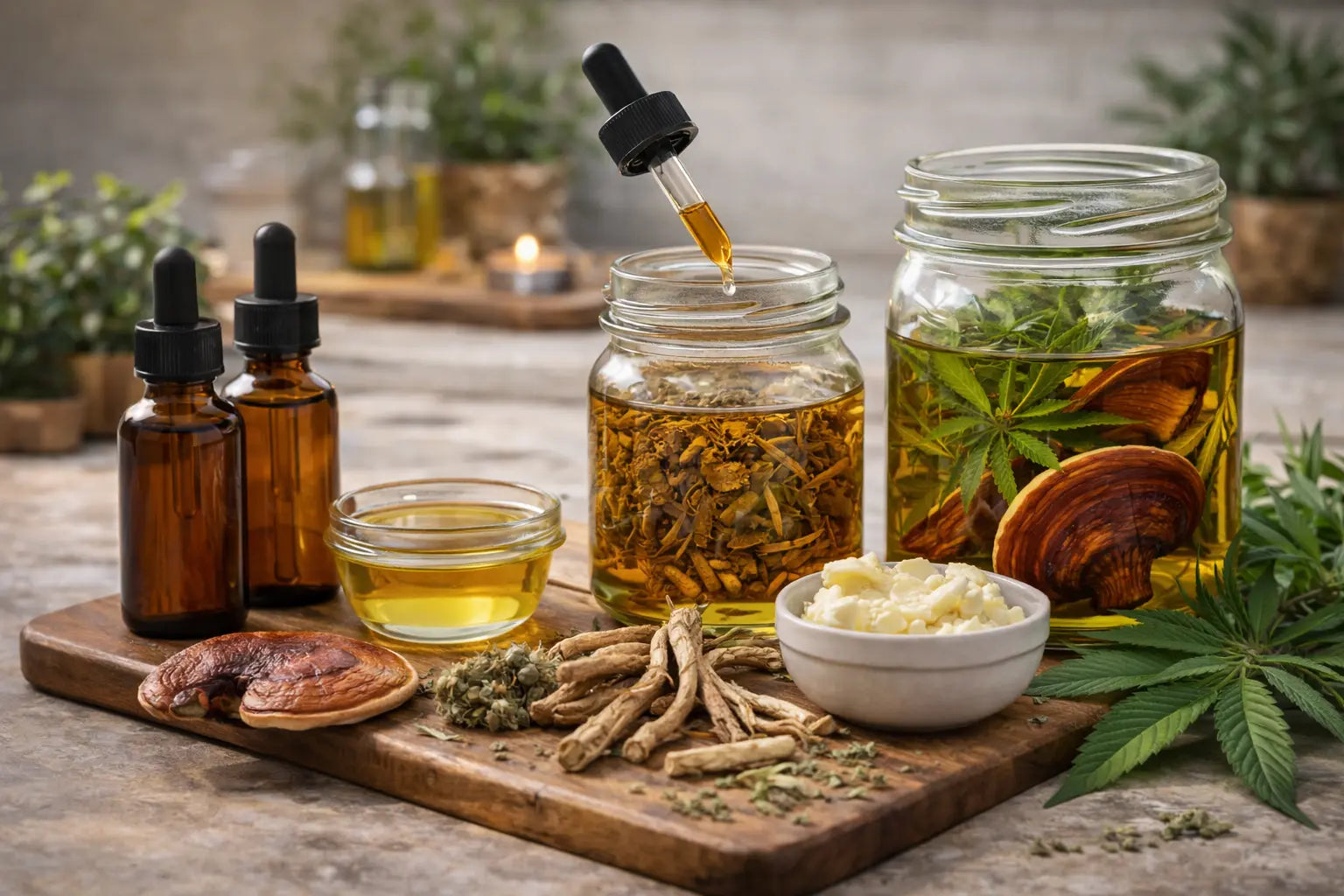 The Complete Guide to Making Alcohol Extracts and Oil Infusions with Adaptogens