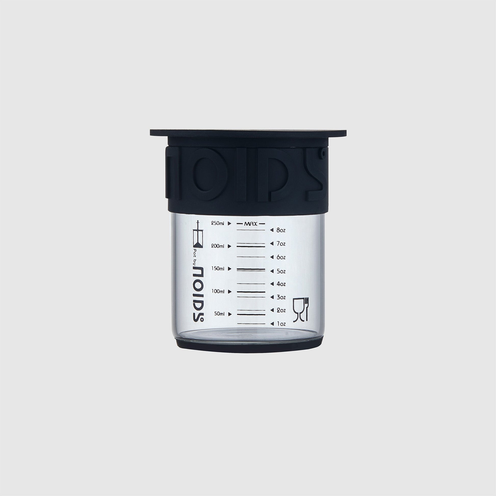 Flat Lid fitting securely on NOIDS Herb Cooker beaker