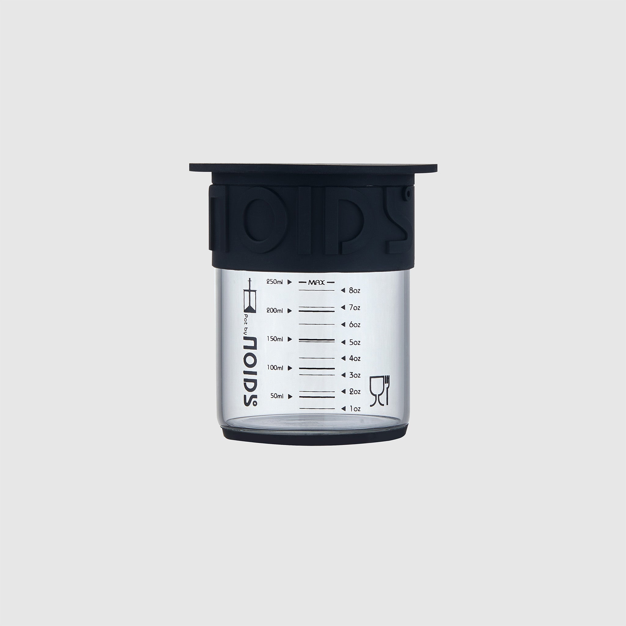 Flat Lid fitting securely on NOIDS Herb Cooker beaker